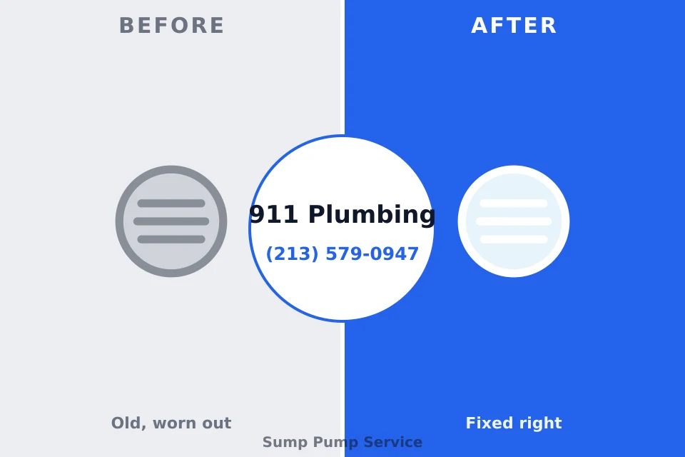 Before and after: plumbing company Eudora, KS